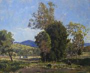 Percy Lindsay Australian Landscape oil painting